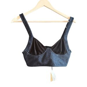 Fleur du Mal NWT Melange Denim Crop Top